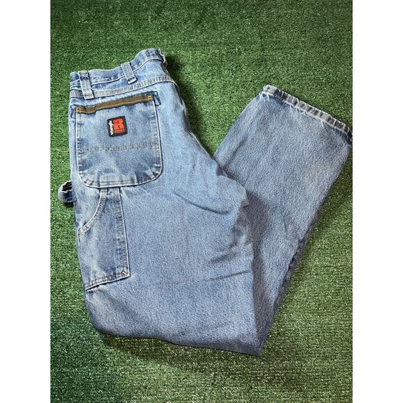Wrangler Riggs Dura Shield Workwear Carpenter Utility Jeans Size 36x33 - Picture 1 of 13